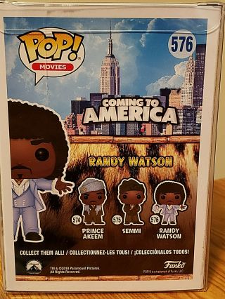 Mr.  Randy Watson 576 Funko Pop Coming to America Movie 3