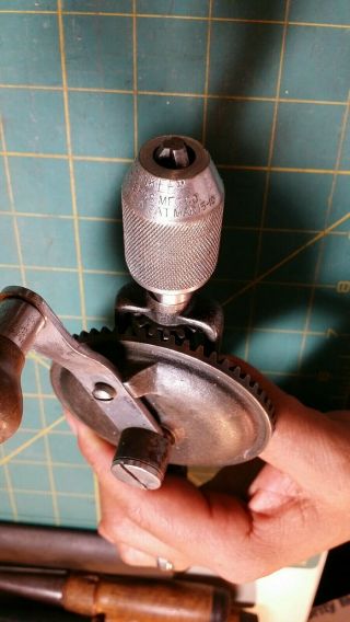 Vintage 1912 Patent Yankee North Bros.  No.  1530 Ratcheting Hand Drill