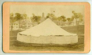 Circus - Welcome To The " Little Top " - Local Tent Set Up On Town Green - Rare