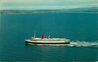 Postcard " Princess Marguerite " Canadian Pacific British Columbia Fleet - 1972