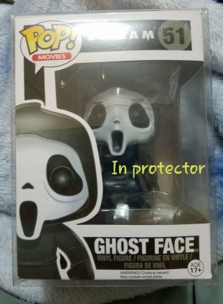 Funko Pop Movies - Scream Ghost Face Killer 51 With Plastic Protector