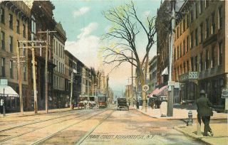 Poughkeepsie Ny Main Street Business District 1908 Postcard