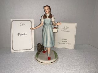 Lenox Dorothy Toto Wizard Of Oz Figurine With