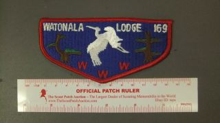 Boy Scout Oa 169 Watonala First Solid Flap 2448ii
