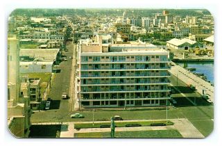 Vintage Postcard Panoramic View Hotel Emporio Veracruz Mexico I6