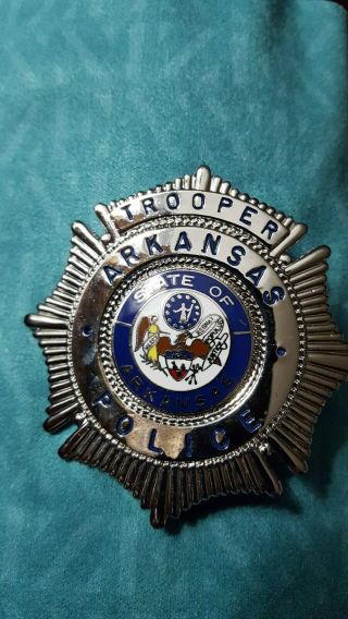 Arkansas Police Badge Star - Full Size - Very Rare