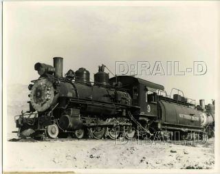9dd772 Rp 1951 Southern Pacific Railroad Narrow Gauge 4 - 6 - 0 Loco 9 Keeler Ca