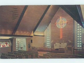 Pre - 1980 Church Scene Hilbert - Near Chilton & Brillion & Appleton Wi Ad1590