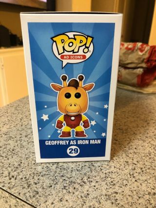Funko POP Geoffrey as Iron Man 29 Toys R Us Canadian Convention Exclusive LE 4