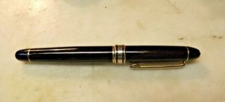 Vintage Quality Black Mont Blanc Rollerball Ink Writing Pen Needs Refill