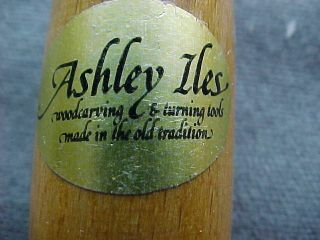 Two Ashley Iles Bent fishtail Gouges & 2