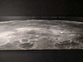 Apollo 17 Moon Panorama Photo Print On Kodak Paper,  45½ " X5 ",  Frame 2871