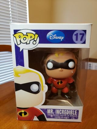 Funko Pop Disney Mr.  Incredible 17 Vaulted In Hand Shipsasap Thick Protet