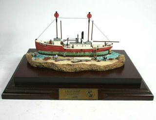 Columbia 1892 Lightship 350/4000 Anchor Bay Figurine Nautical Ship Boat