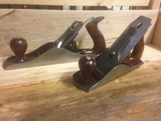 Lakeside Hand Planes - No 4 & No 5 - Pair With Smooth Bottoms.