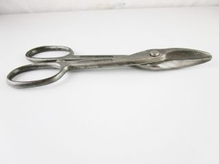 Wiss V - 10 Metal Cutting Snips Vintage duck bill scissors Made in USA 9 3/4 4