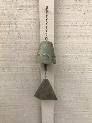 Arcosanti Paolo Soleri Small 2.  5” Cast Bronze Wind Chime Bell