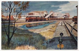 Bessemer & Lake Erie Railroad Co And Saxonburg Plant Vintage Postcard 639