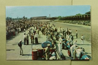 Dr Who Indianapolis In 500 Mile Speedway Car Race Postcard E25796