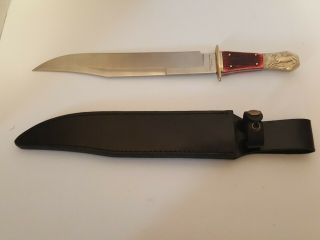 Schrade Custom 10 " Bowie Knife Stewart A.  Taylor & Sons 1850rpb