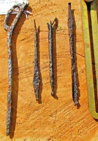 Dug 1675 - 1750 Awls Timber Hill Vernon County Mo 1 Made From A Stirrup O$age