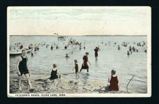 Clear Lake Iowa Ia 1923 Peterson 