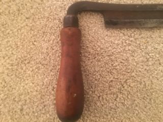 VINTAGE ANTIQUE PEXTO MADE IN U.  S.  A.  8” DRAW KNIFE 5