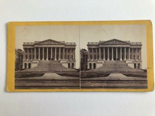 Early Stereoview U.  S.  Treasury Washington D.  C.