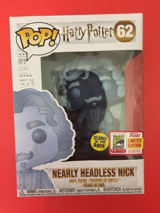 Funko Pop Nearly Headless Nick 62 Sdcc Shared Exclusive Glow In The Dark