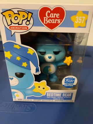 Funko Pop Animation Care Bears Bedtime Bear 357 Limited Edition Shop Exclusive