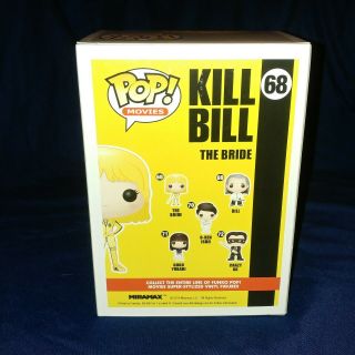 Funko Pop Movies | The Bride | Kill Bill | 68 | Rare | Vaulted | | 5