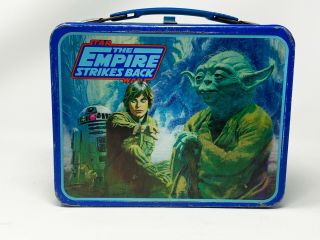 Vintage Star Wars Empire Strikes Back Metal Lunch Box No Thermos 1980