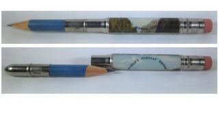 RESTORED Vintage Bullet Pencil - World ' s Highest Bridge Colorado EF - 1170 2