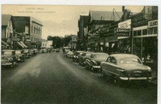 Middlesex Massachusetts Ma " Center Street W 1950 