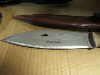 Condor Matt Graham 420hc Ss Steel Bush Bowie Knife With Leather Sheath