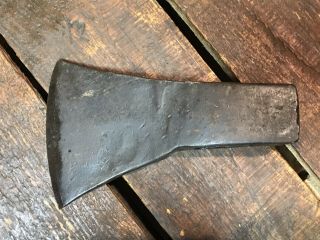Vintage Hand Forged Axe Head - Antique Axe - 2lb - Very Unique