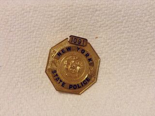 Old Obsolete York State Police Badge