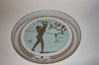 Salvador Dali Plate Deportes Decorative porcelain plate Golf number 342 6