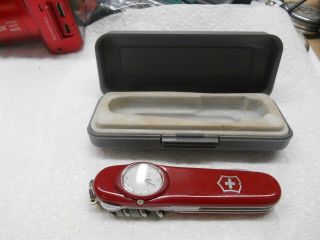 Victorinox Swiss Officer Suisse Knife With Clock