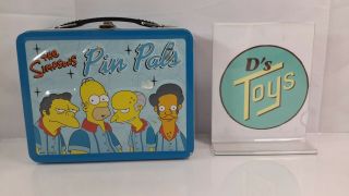 Neca The Simpsons Pin Pals Lunch Box Complete 2001
