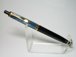 Vintage Pelikan K200 Ballpoint Pen Blue Marbled