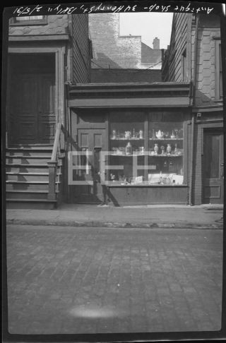 1931 Antique Shop 34 Henry St Brooklyn York City Nyc Old Photo Negative T189