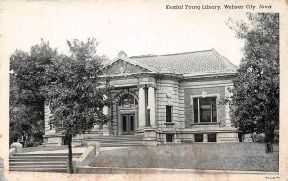 C19 - 8866,  Kendal Young Library,  Webster City,  Iowa. ,