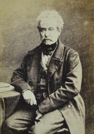 1860 Cdv Photo Carte De Visite Lord Colin Campbell 1st Baron Clyde India Crimea