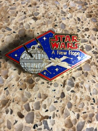 Star Wars A Hope Colored Metal Pin Enamel Pinback Vintage 1994 Lucasfilm