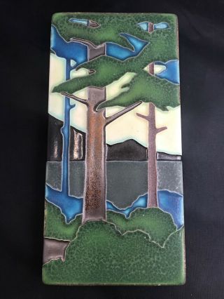 Motawi Tileworks Ceramic Pine Landscape Tile