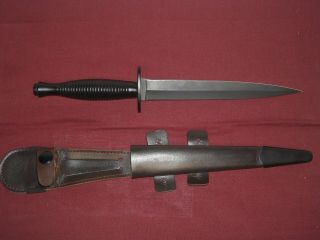 Fairbairn Sykes Commando Knife 3rd Pattern,  Made By Linder,  Dagger Wwii British