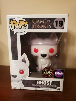 Pop Funko Game Of Thrones Ghost 19 Chase Exclusive Gmac Gitd Hbo