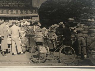 1933 Shanghai China Open Air Market Sign In Chinese And English Photo 4