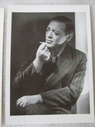 Retro Foto Roff Film Actor Peter Lorre - 1940 Black & Whites Gallery London